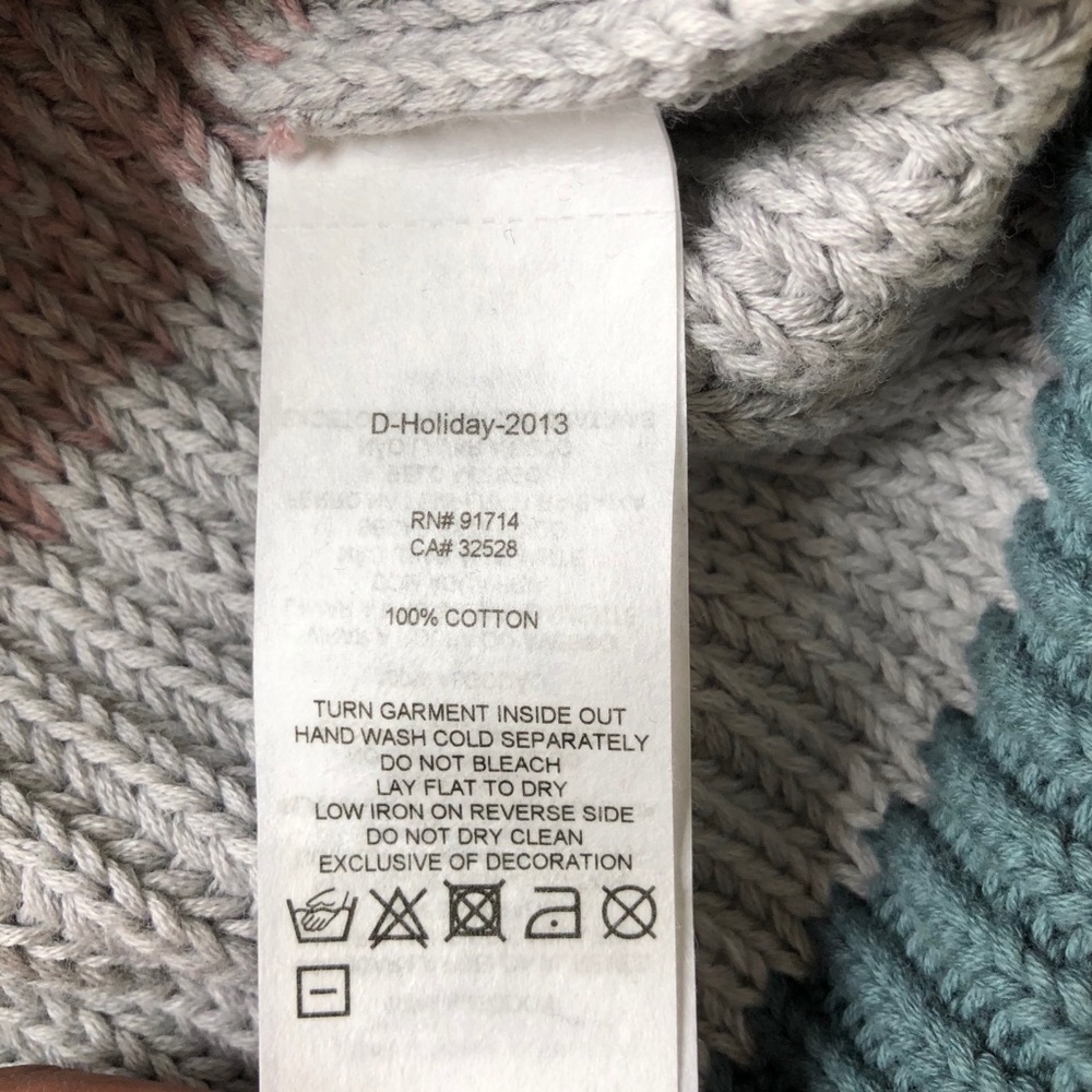Armani Exchange Color Block Knit Pullover Sweater - Picture 9 of 9